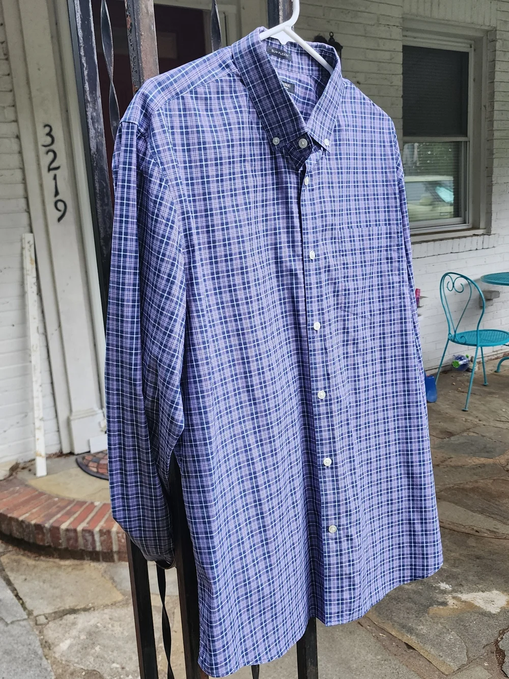 Banana Republic Slim Flex Fit Tech Stretch Cotton Shirt XL